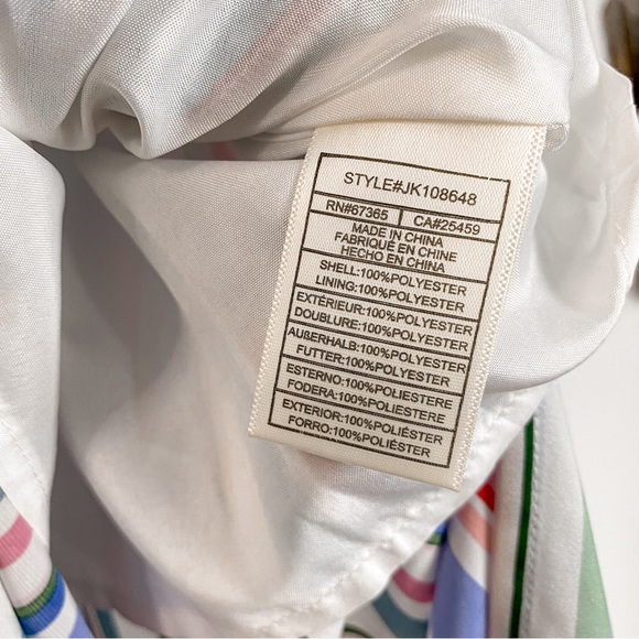 Jack BB Dakota NWT Pastel Multicolor Stripe Sleeveless Maxi Dress Size Medium - Picture 7 of 16